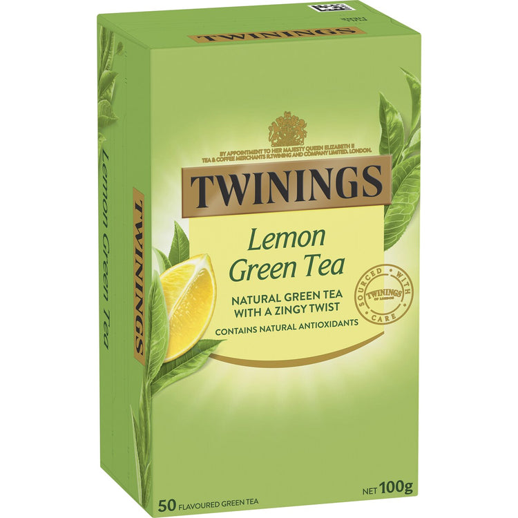 Twinings Green Tea & Lemon Tea Bags 50 pack