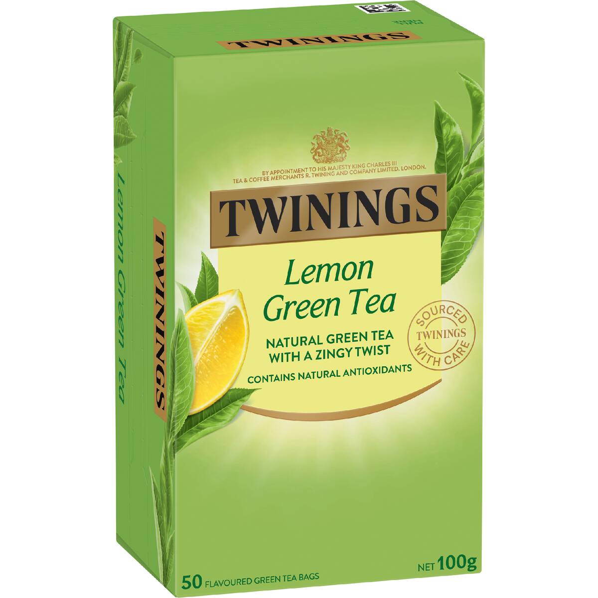 Twinings Lemon Green Tea Bags 50 Pack