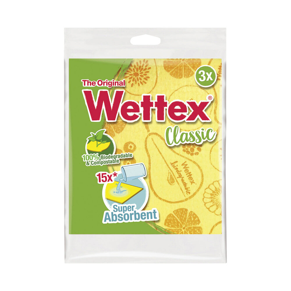 Vileda Wettex Cloth Sponge - 3 pack