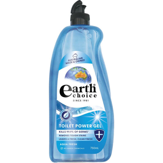Earth Choice Toilet Cleaner Liquid Aqua 750ml