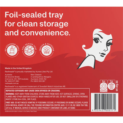 Redheads Foil-sealed Firelighters 24 Pack