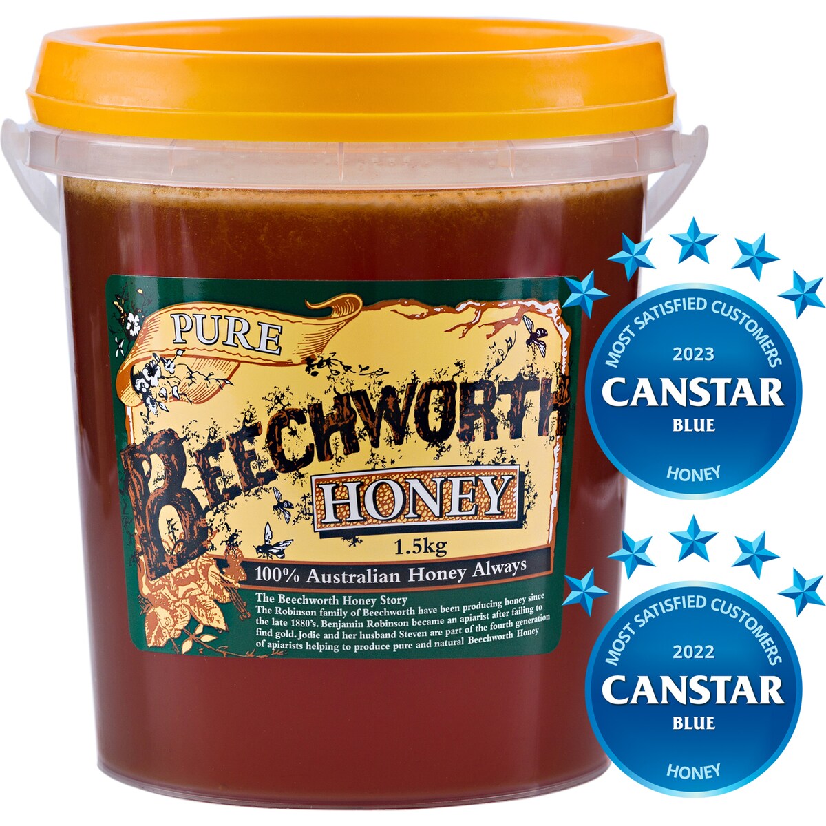 Beechworth 100% Pure Australian Honey Tub 1.5kg
