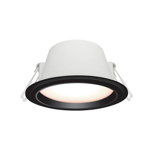 HPM Alina LED Downlight - 7W - 90mm - Black - Tri Colour
