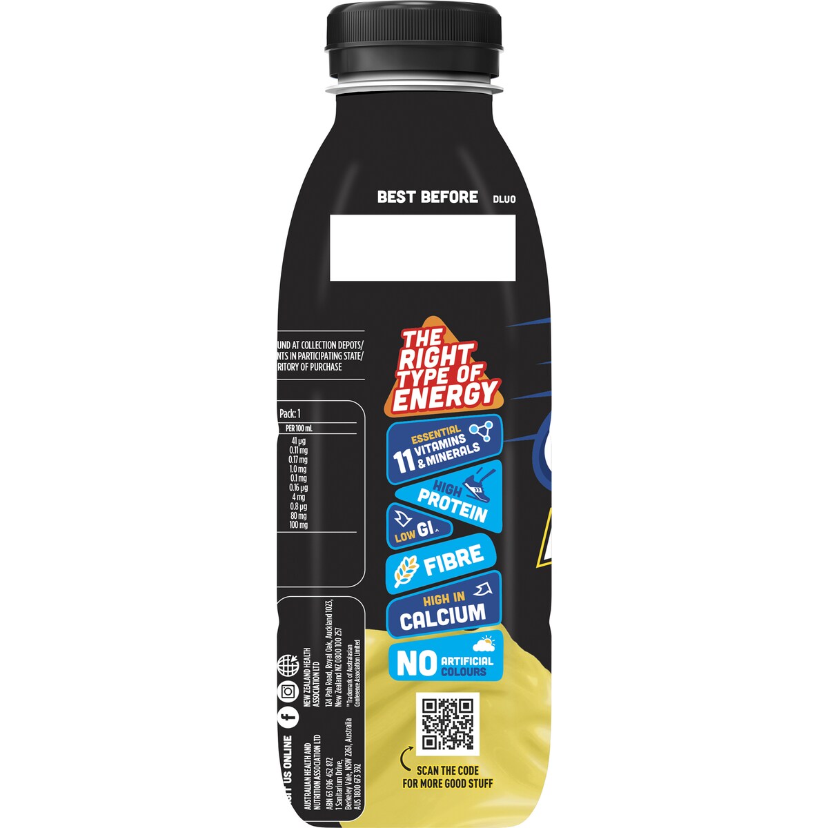 Up&go Protein Energize Banana Flavour Drink 500ml