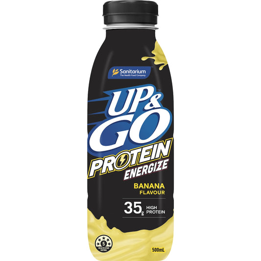 Up&go Protein Energize Banana Flavour Drink 500ml