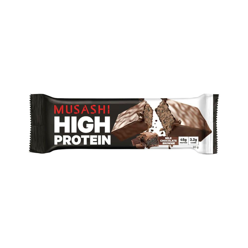 Musashi High Protein P45 Bar Milk Chocolate Brownie - 90g