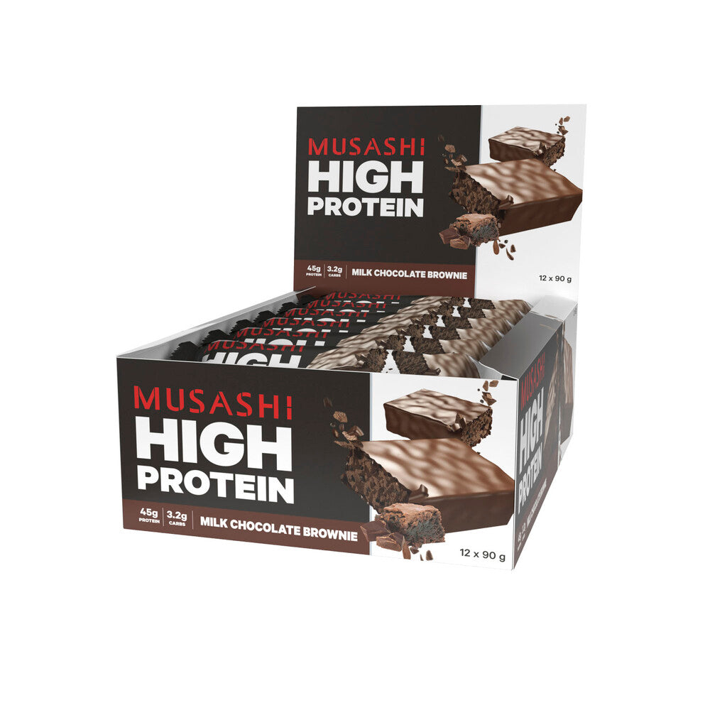 Musashi High Protein P45 Bar Milk Chocolate Brownie - 90g
