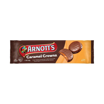 Arnott's Chocolate Biscuits Caramel Crown - 200g