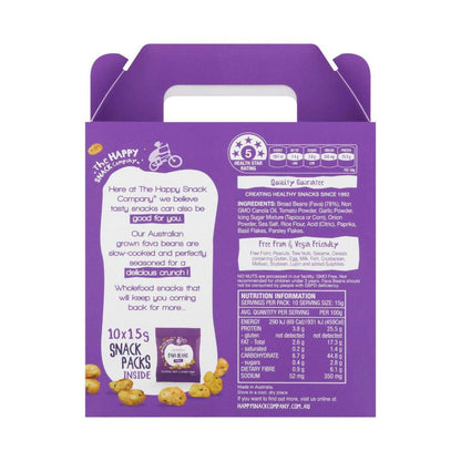 Happy Snack Company Kids Fava Beans Pizza - 150g