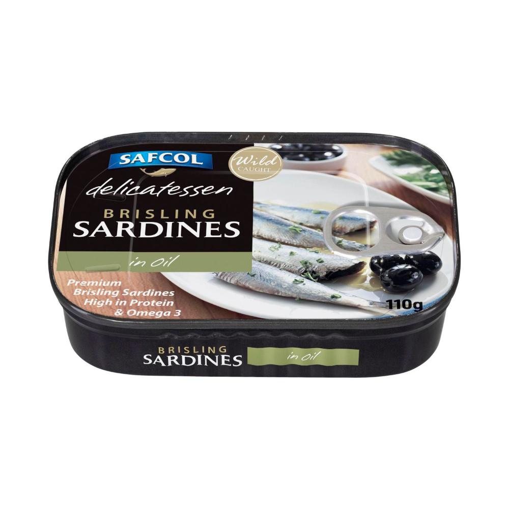 Safcol Brisling Sardines Oil - 110g