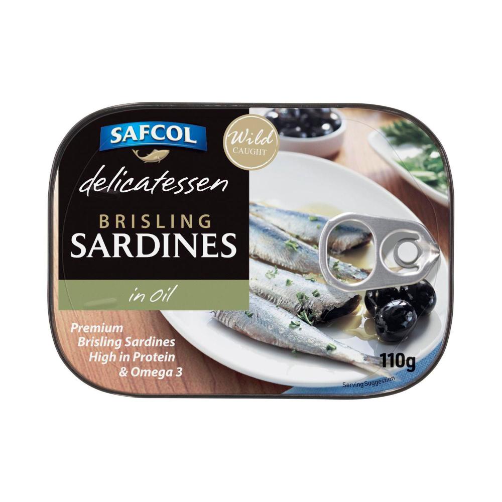 Safcol Brisling Sardines Oil - 110g