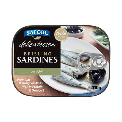 Safcol Brisling Sardines Oil - 110g