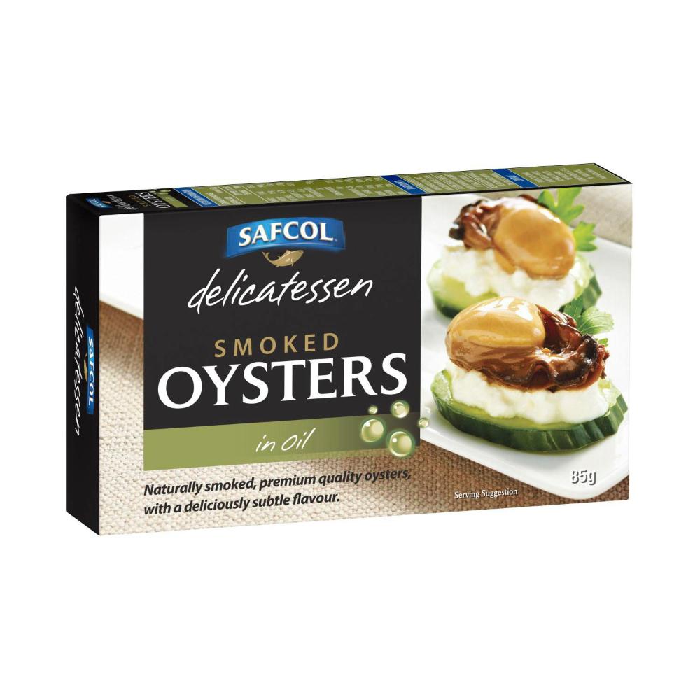 Safcol Smoked Oysters In Oil - 85g