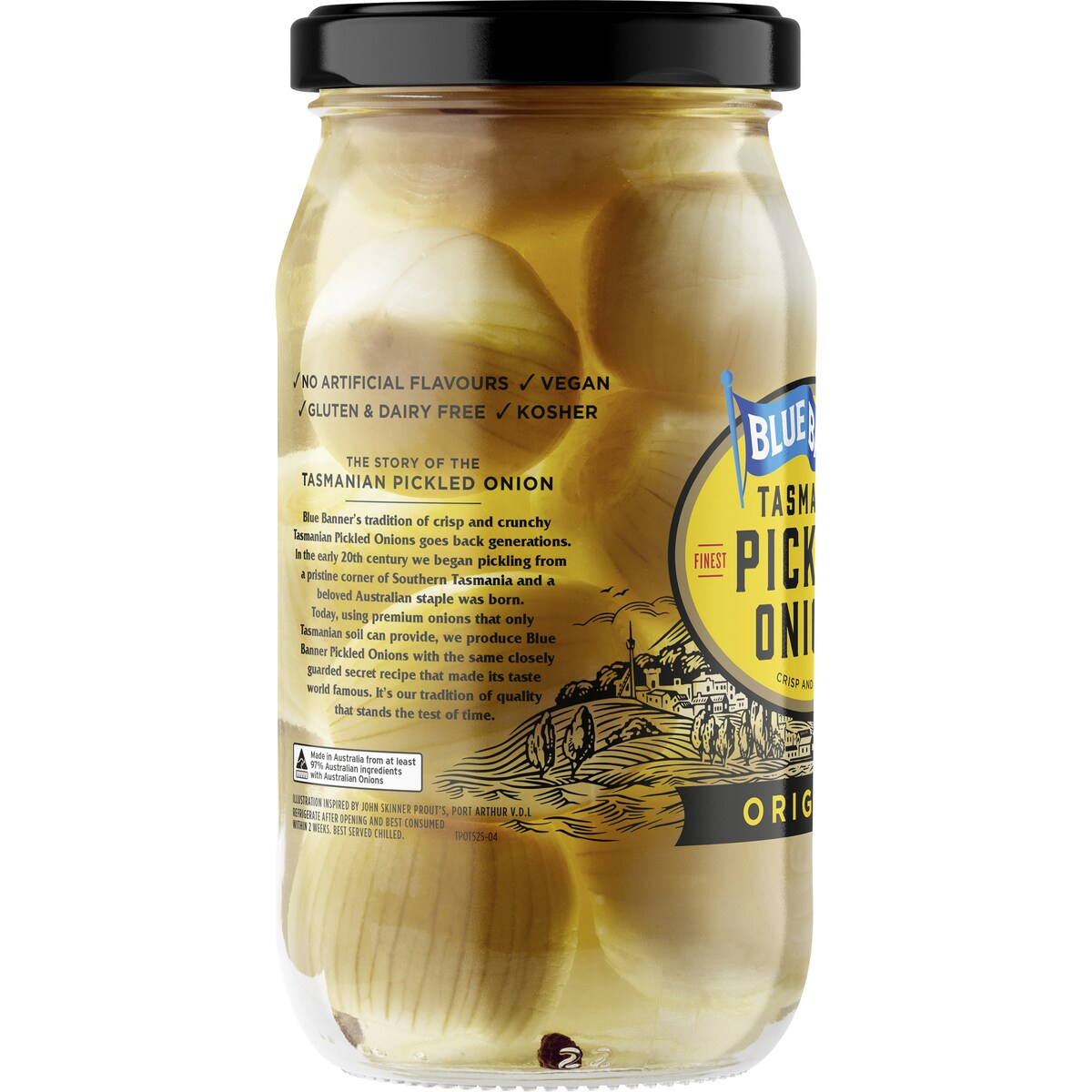 Blue Banner Onions Pickled 525g
