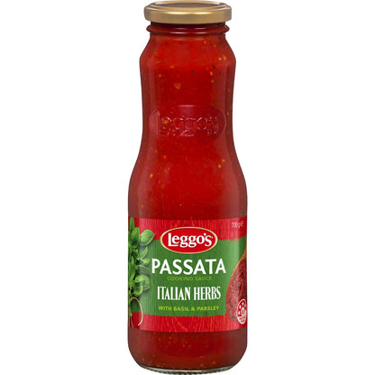Leggos Tomato Passata Sauce With Italian Herbs 700g