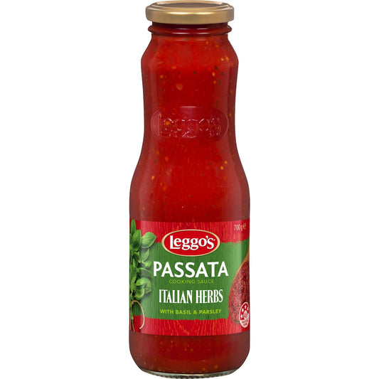 Leggos Tomato Passata Sauce With Italian Herbs 700g