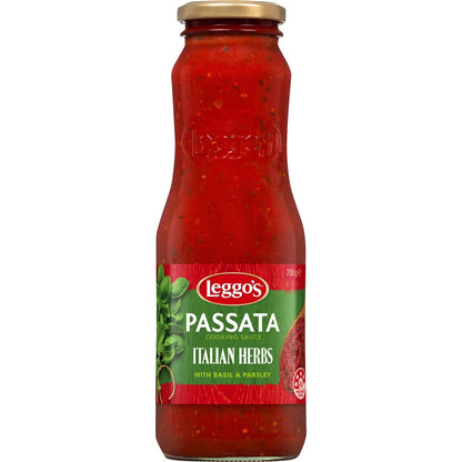 Leggos Tomato Passata Sauce With Italian Herbs 700g