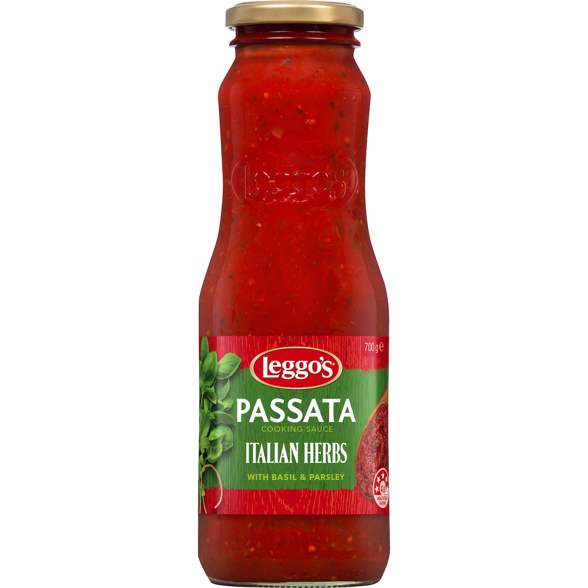 Leggos Australian Tomato Passata Sauce With Italian Herbs 700g