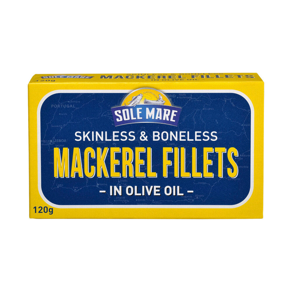 Sole Mare Mackerel In Olive Oil - 120g