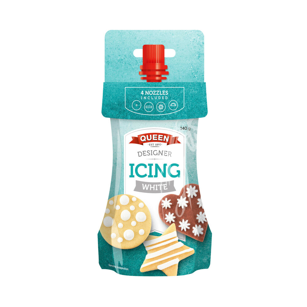 Queen Designer Icing White - 140g