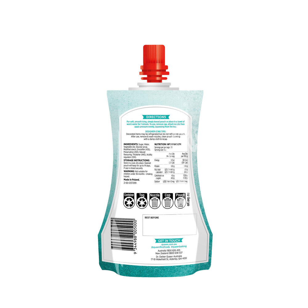 Queen Designer Icing White - 140g