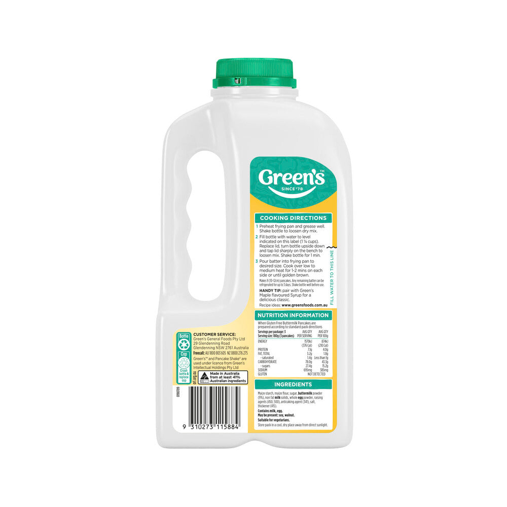 Green's Gluten Free Buttermilk Pancake Shake - 300g