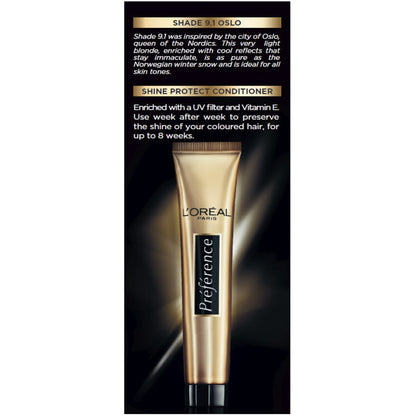 L'oreal Paris Preference 9.1 Viking Light Ash Blonde Each