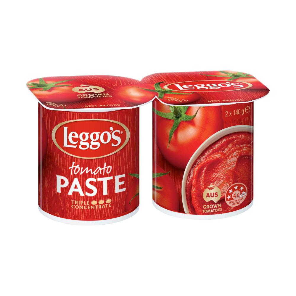 Leggo's Regular Tomato Paste 2 Pack - 140g