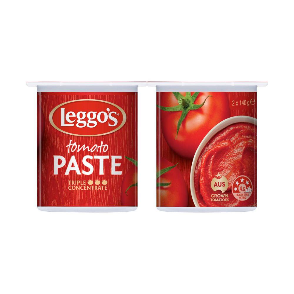 Leggo's Regular Tomato Paste 2 Pack - 140g