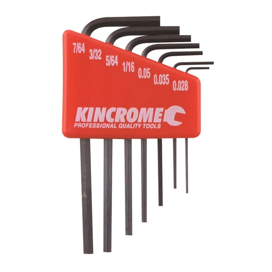Kincrome Mini Hex Key Wrench Set - 7 Piece