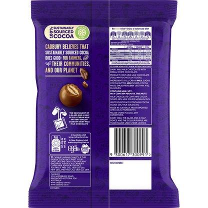 Cadbury Dairy Milk Top Deck Chocolate Bites Snack & Share Bag 135g