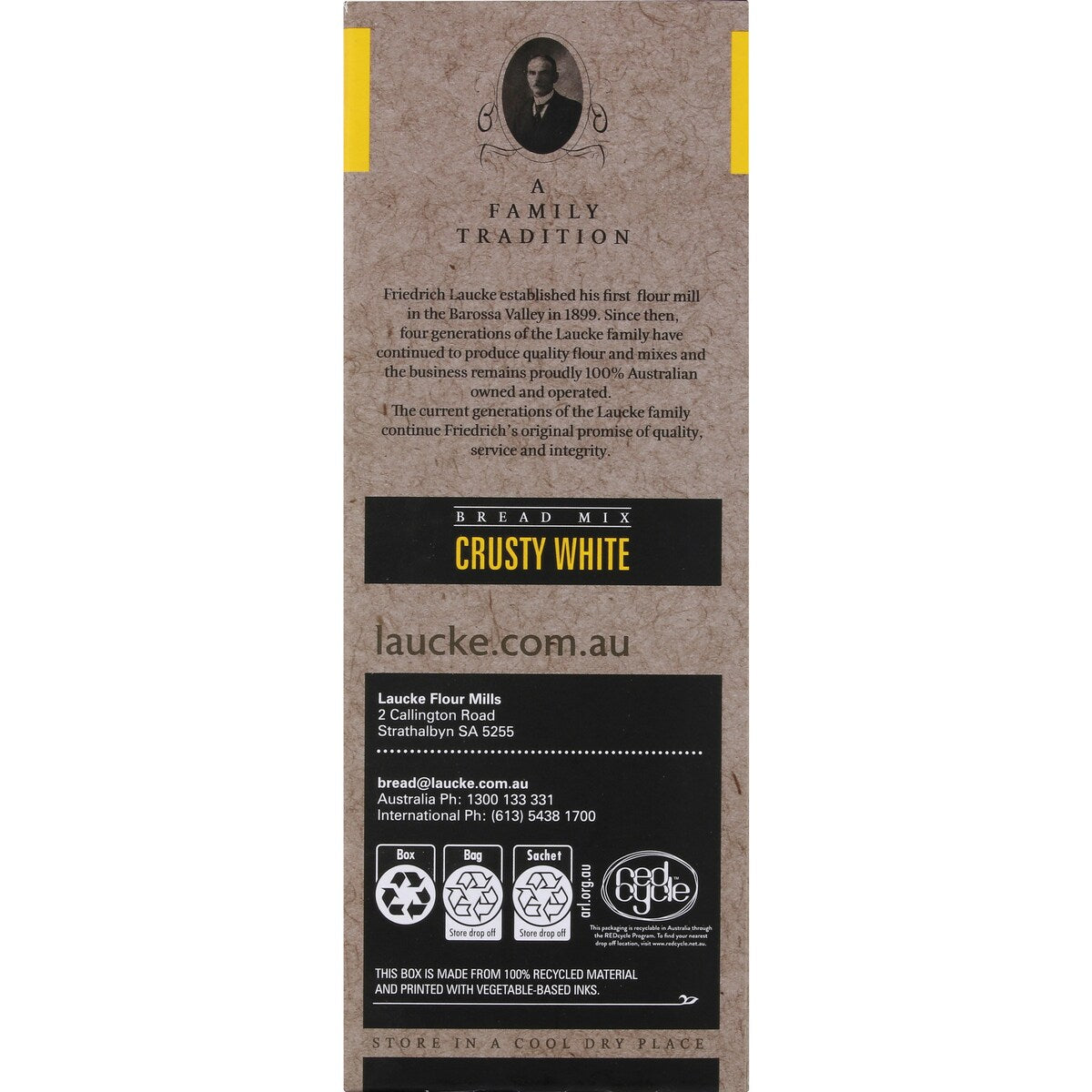 Laucke Crusty White Bread Mix 2.4kg