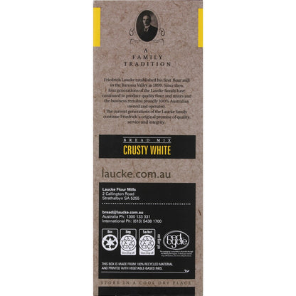 Laucke Crusty White Bread Mix 2.4kg