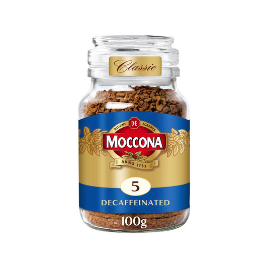 Moccona assic Medium Decaffeinated Instant Coffee - 100g
