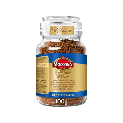 Moccona assic Medium Decaffeinated Instant Coffee - 100g
