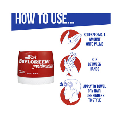 Brylcreem Protein Enriched Regular Hair Preparation For Men - 150mL