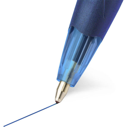 Bic Atlantis Retractable Ballpoint Pens Blue 4 Pack