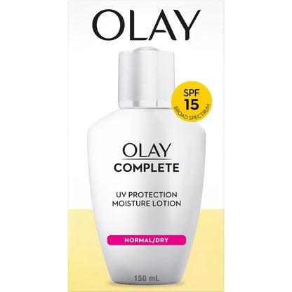 Olay Complete Uv Protection Moisturiser Cream Spf 15 150ml