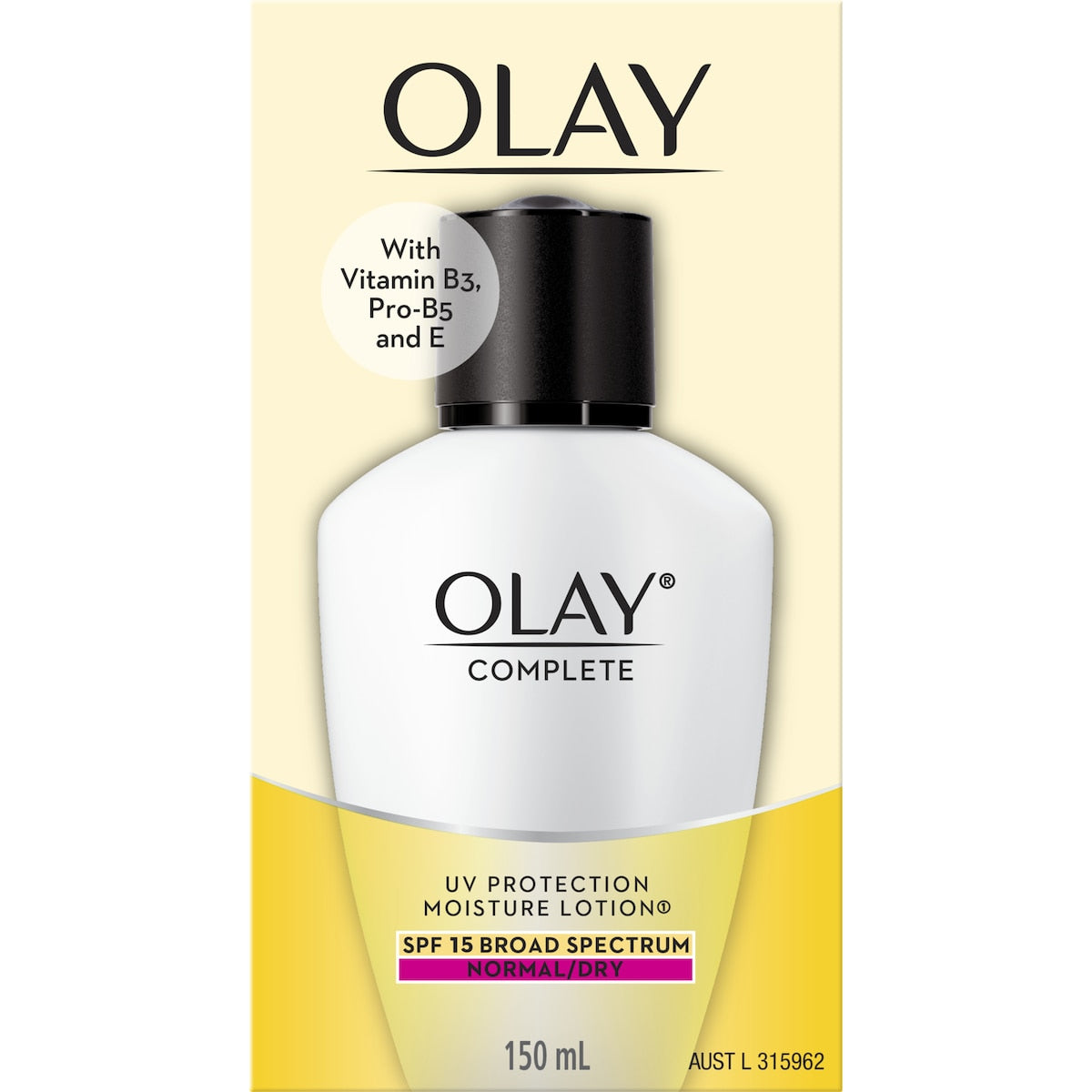 Olay Complete Uv Protection Spf15 Normal/dry Moisturiser Cream 150ml
