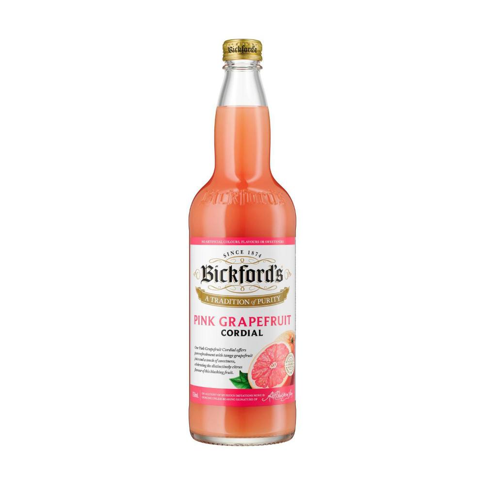 Bickford's Pink Grapefruit Cordial - 750mL