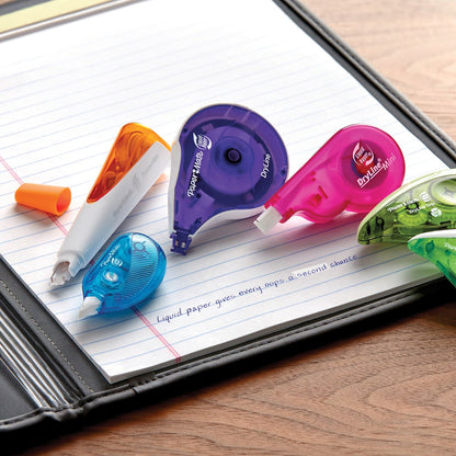 Paper Mate Liquid Paper Dryline I-mini White Out Correction Tape 3 Pack