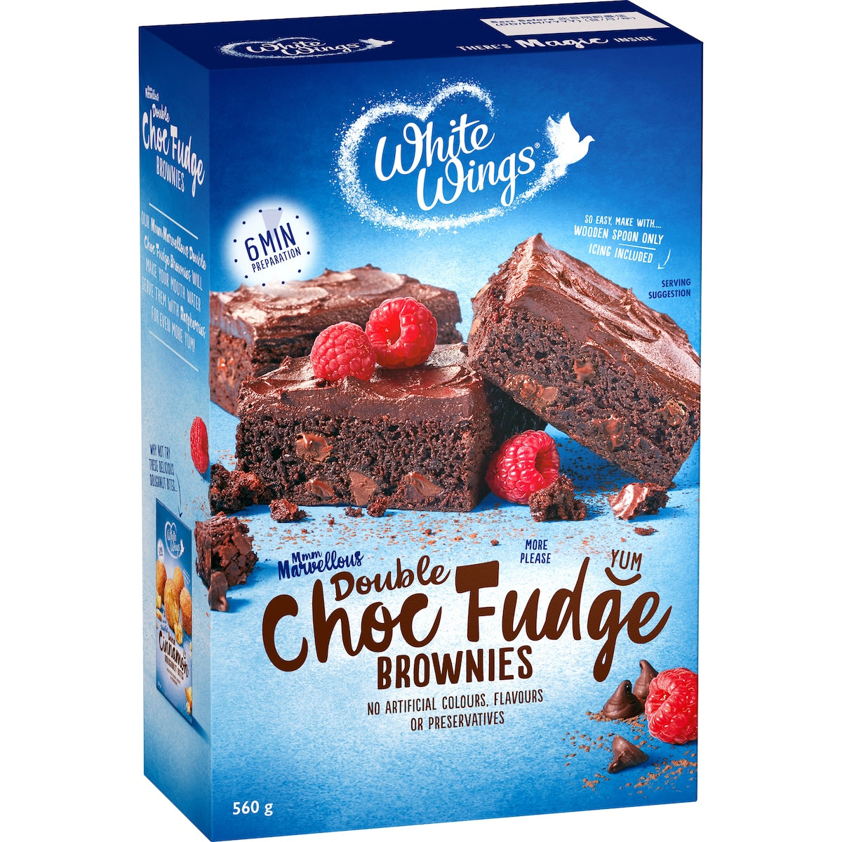 White Wings Brownie Mix Double Chocolate Fudge 560g
