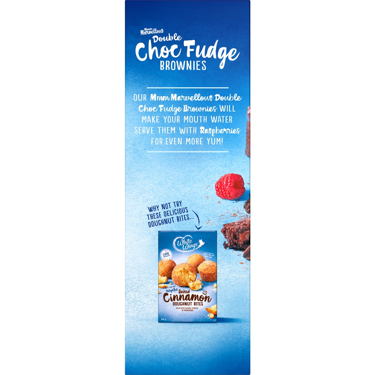 White Wings Brownie Mix Double Chocolate Fudge 560g
