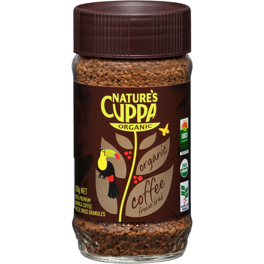 Natures Cuppa Freeze Dried Coffee Eco Organic 100g