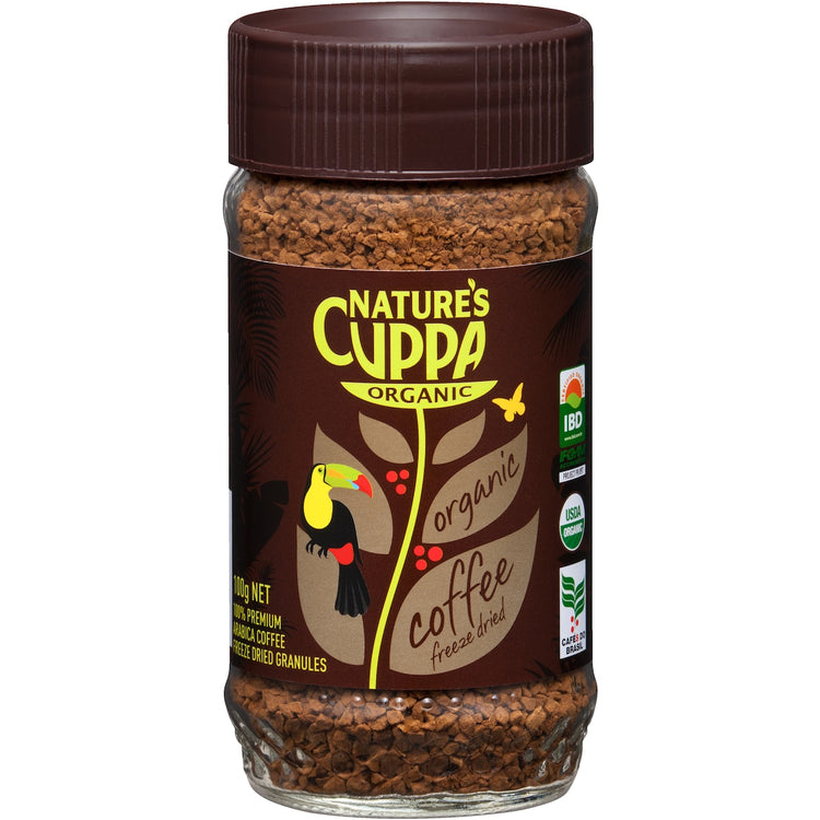 Natures Cuppa Freeze Dried Coffee Eco Organic 100g