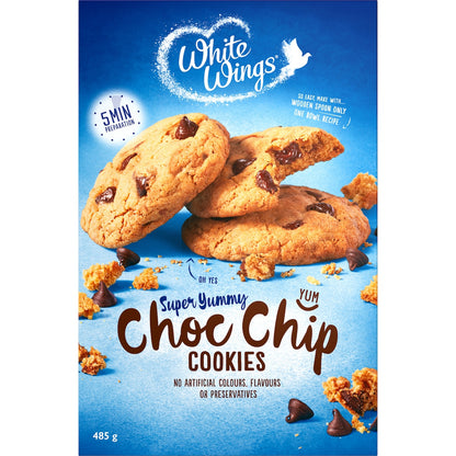 White Wings Cookie Mix Soft Centred Choc Chip 485g