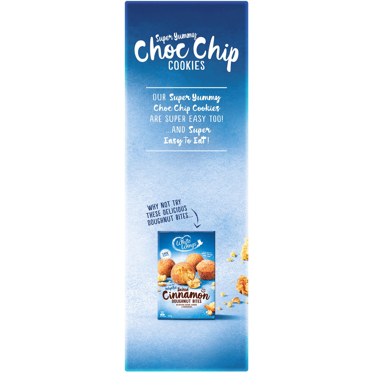 White Wings Cookie Mix Soft Centred Choc Chip 485g