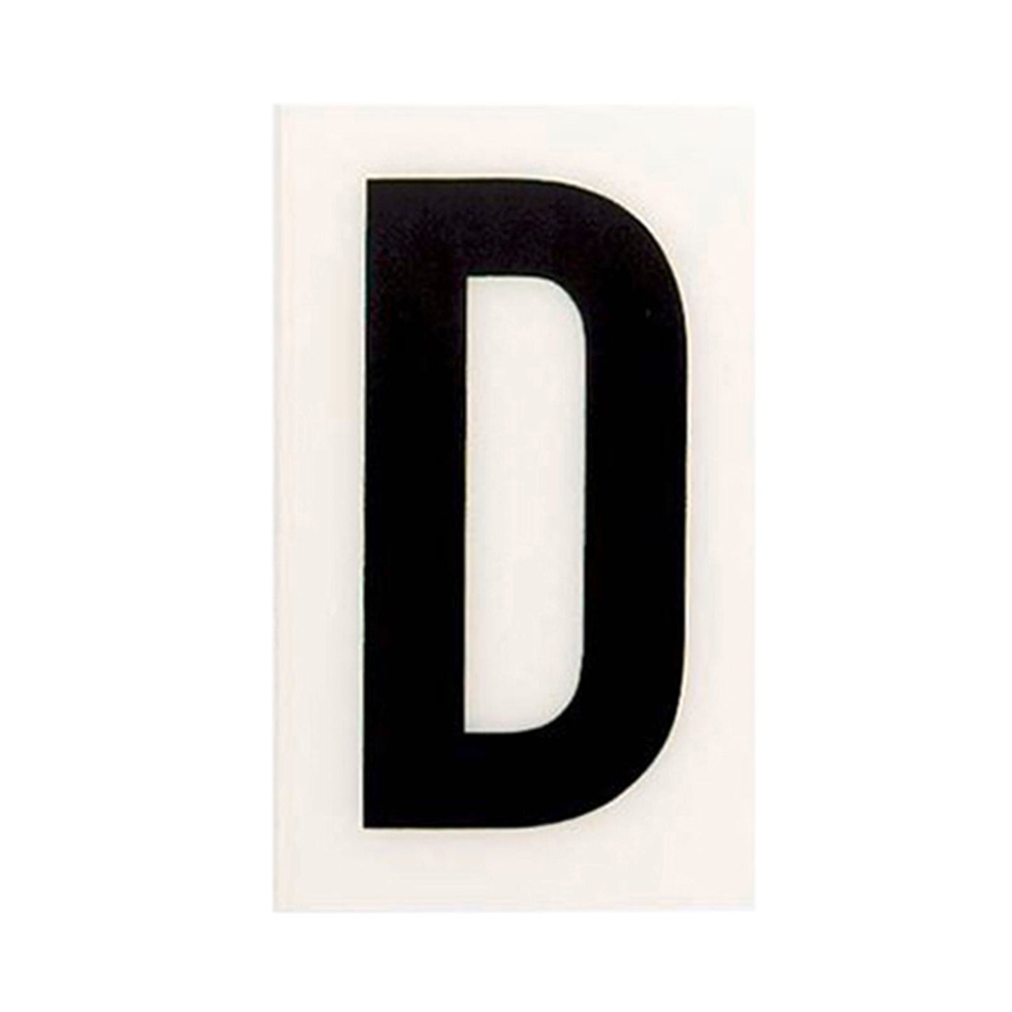 Sandleford White Self Adhesive House Letter D - 60mm