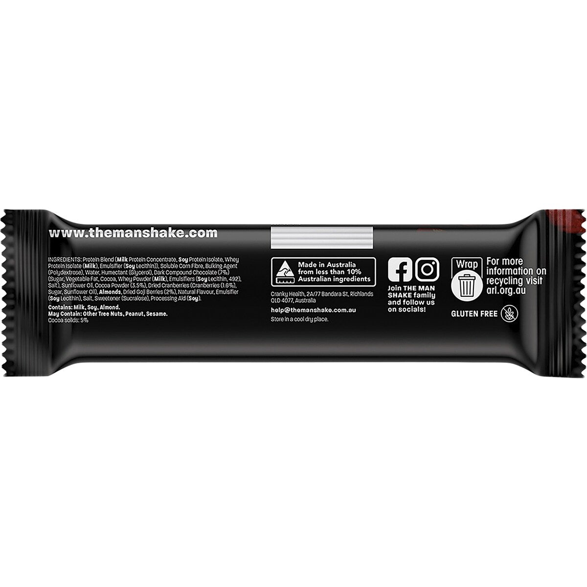 The Man Bar Choc Berry 50g
