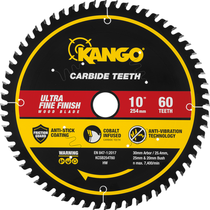 Kango Wood Mitre Saw Blade - 254mm - 60T